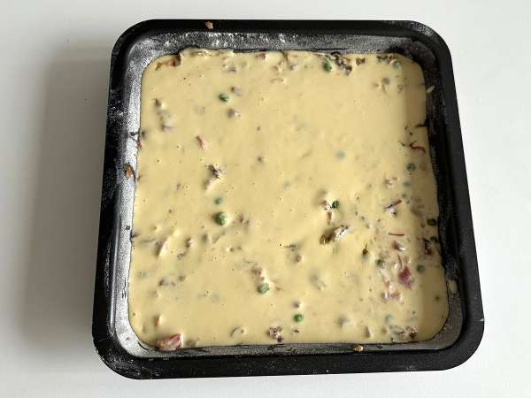 Savoury cake batter in a blender: quick, easy and ultra moist - Preparation step 6