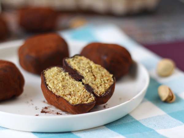 Korean Dubai chewy cookies, the viral recipe for mochis with pistachio and kadaïf filling - Preparation step 11
