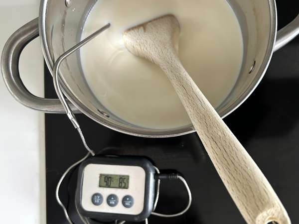 Homemade cottage cheese with just two ingredients! - Preparation step 2