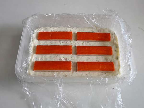 No-bake surimi terrine: an easy cold appetizer perfect for summer - Preparation step 8