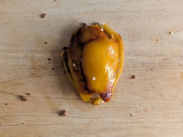 Air fryer stuffed peppers with sausage and scamorza - Preparation step 9