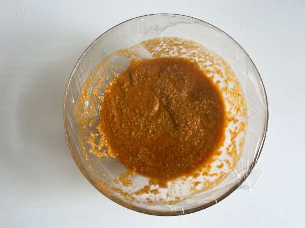 No-cook couscous salad with gazpacho - Preparation step 3