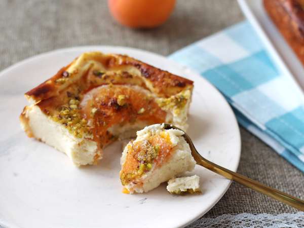 Melt-in-your-mouth apricot cheesecake - Preparation step 8