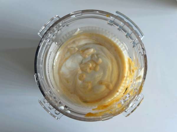Roasted apricot ice cream made with the Ninja Creami - Preparation step 5