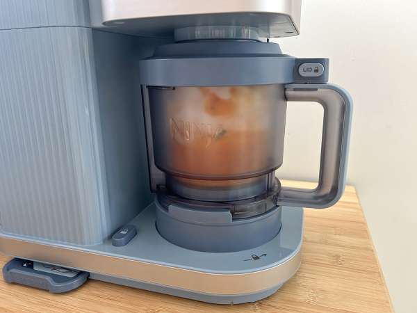 Roasted apricot ice cream made with the Ninja Creami - Preparation step 7