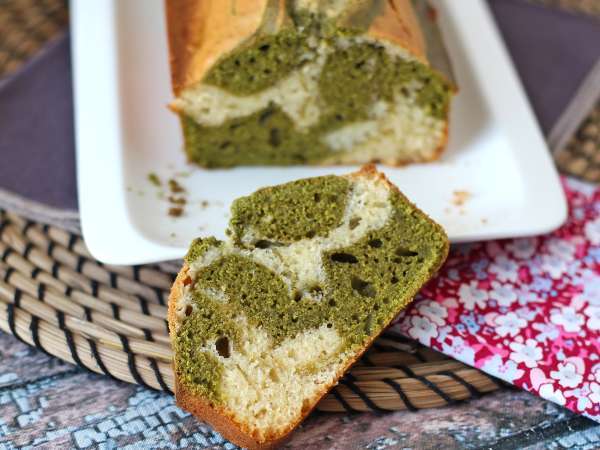 Matcha marble cake - Preparation step 11