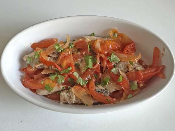 Canned sardines in Escabèche-style sauce - Preparation step 6