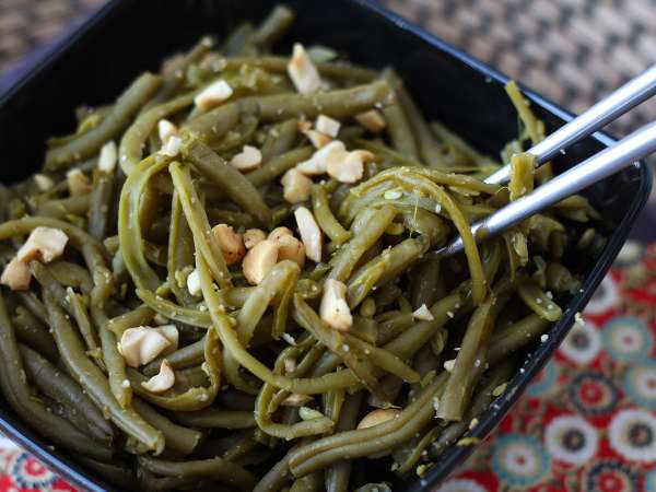 Green beans with Thai sauce, cooked in an Air Fryer - Preparation step 4
