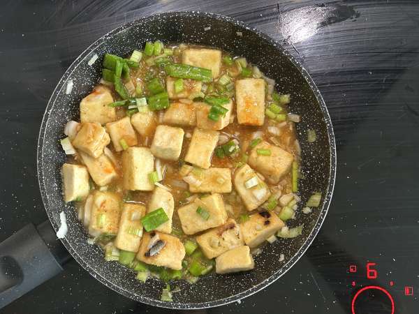 General Tao tofu - Preparation step 4