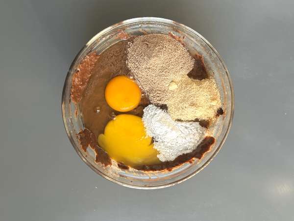 Protein brownies with chocolate and red kidney beans - Preparation step 4