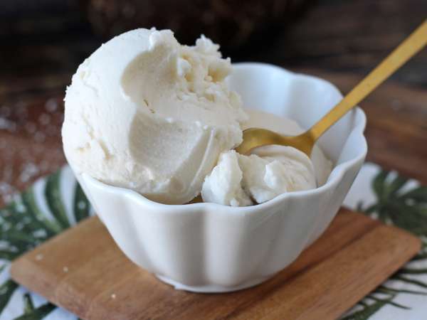 Coconut ice cream with the Ninja Creami - Preparation step 6