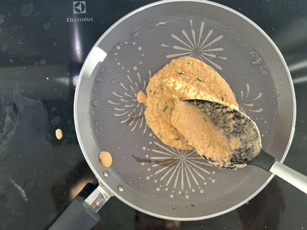 Savory pancakes with red lentils: an easy, high-protein recipe - Preparation step 7