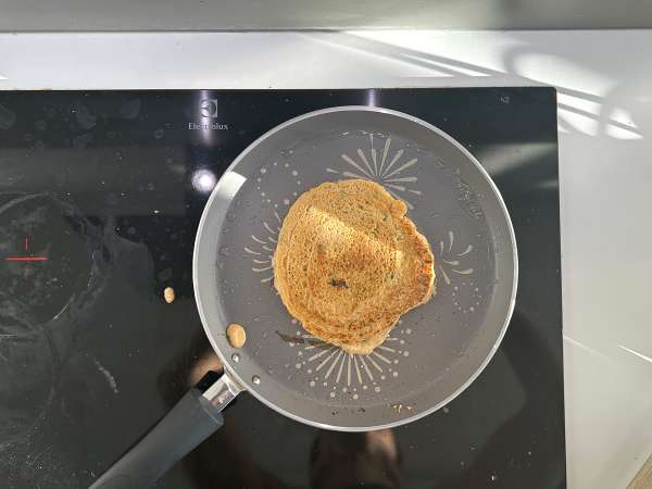 Savory pancakes with red lentils: an easy, high-protein recipe - Preparation step 8