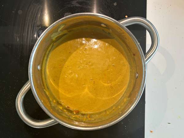 Red lentil curry with coconut milk: an easy, creamy recipe - Preparation step 7