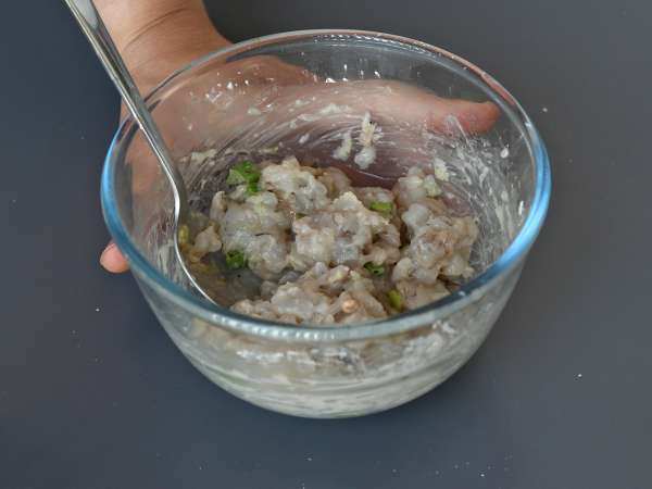 Air-Fryer shrimp bites (Spring roll style) - Preparation step 2