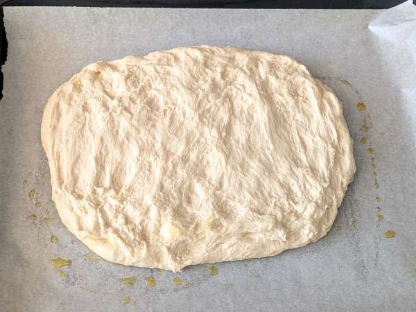 Rustic Focaccia with Onion and Rosemary - Preparation step 8