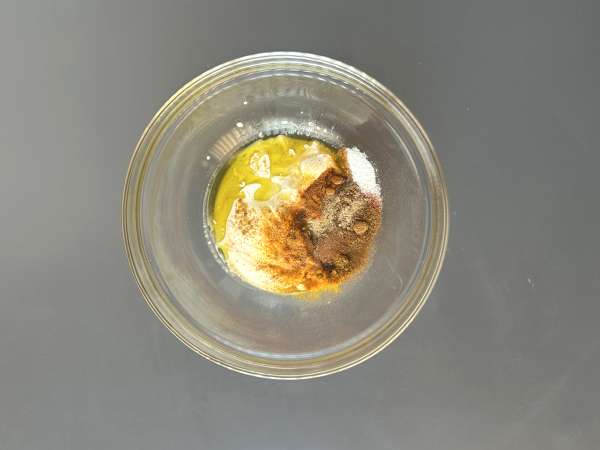 Air Fryer Chicken Shawarma with Pita and Tahini Sauce - Preparation step 1