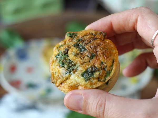 Air Fryer Savory Cottage Cheese Muffins - Preparation step 5