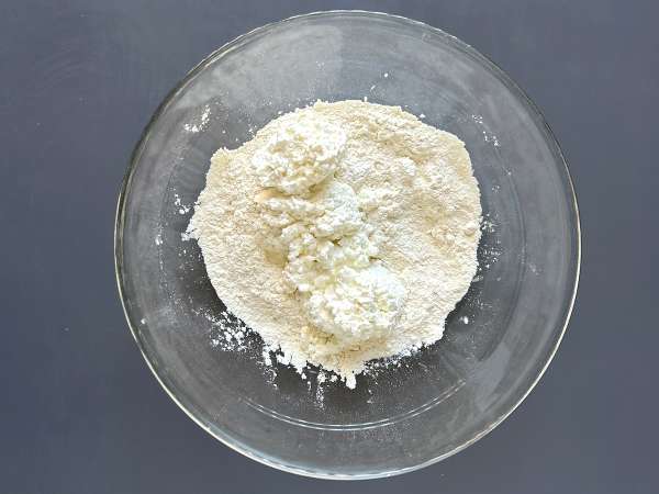 Cottage cheese pizza - Preparation step 2