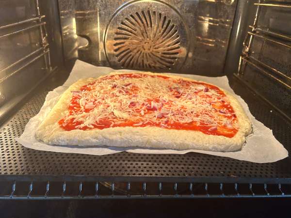 Cottage cheese pizza - Preparation step 6