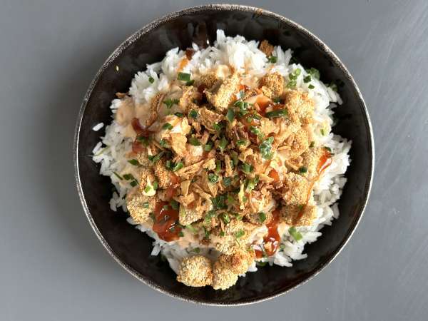 Tasty crousty with tofu, the vegetarian version - Preparation step 6
