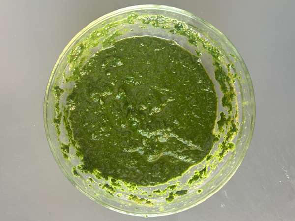 Palak tofu: Indian curry with spinach and tofu - Preparation step 5