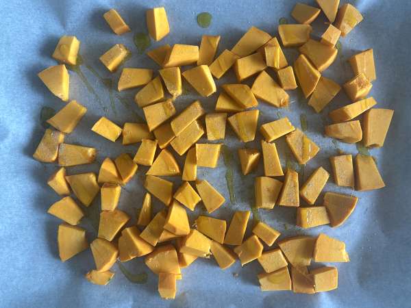 Mushroom and butternut squash quiche - Preparation step 1