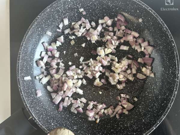 Mushroom and butternut squash quiche - Preparation step 2