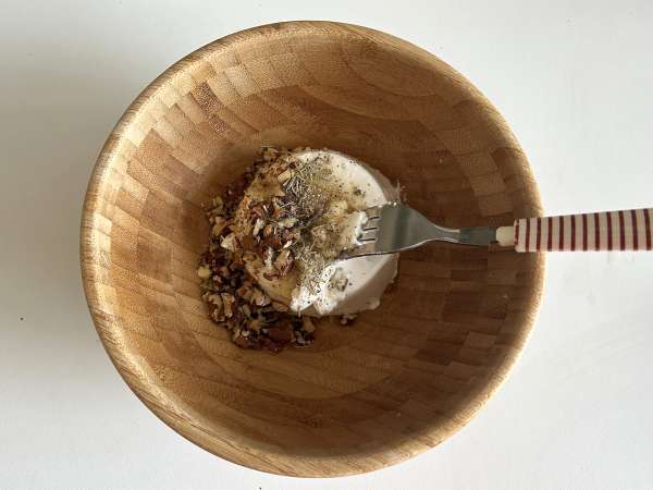 Pear, Gorgonzola, and walnut tart - Preparation step 1