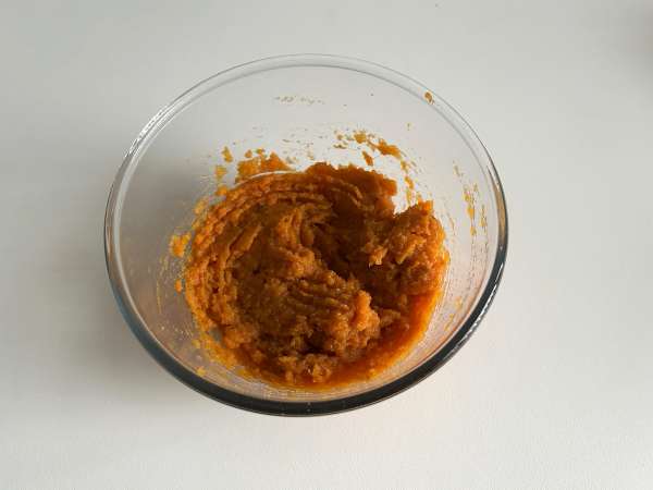 Sweet potato brownies without butter or oil - Preparation step 2
