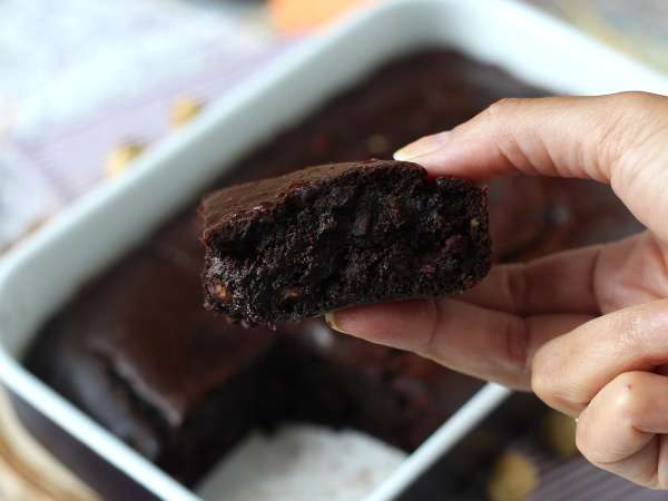 Sweet potato brownies without butter or oil - Preparation step 7