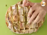 Blooming bread with pesto and cheese - Video recipe ! - Preparation step 4