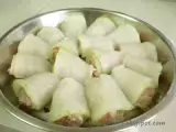 Steamed Stuffed Winter Melon Rolls - Preparation step 3
