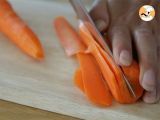 Carrot roses - Video recipe ! - Preparation step 1