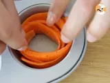Carrot roses - Video recipe ! - Preparation step 3