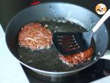 Red beans vegetarian cheeseburger - Video recipe! - Preparation step 4