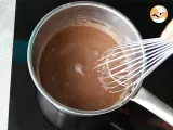 Chocolate liégeois, a chocolate custard - Preparation step 1
