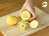 Lemon sorbet, a fresh dessert - Preparation step 1