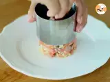 Salmon tartare with apple - Preparation step 4