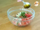 Prosciutto, tomato and cantaloupe tartare - Preparation step 3