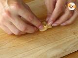 Tortellinis with parmesan, prosciutto and basil - Preparation step 7