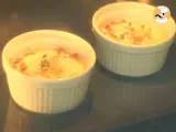 Step 3 - Baked eggs with bacon and chives