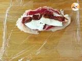 Chicken rolls with mozzarella - Preparation step 2