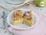 Apple roses in puff pastry - Preparation step 6