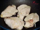 Tasty Foie Gras Stuffed Chicken in Merlot Red Wine Reduction - Preparation step 5