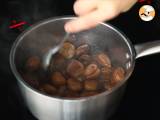 Roasted capon with chestnuts - Preparation step 5