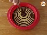 Step 6 - Zebra cake (steps and video)
