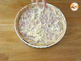 Ham and eggs quiche - Preparation step 4