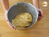 Brioche chinois, with vanilla custard and chocolate chips - Preparation step 2