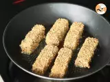 Feta sticks with sesame seeds - Preparation step 4